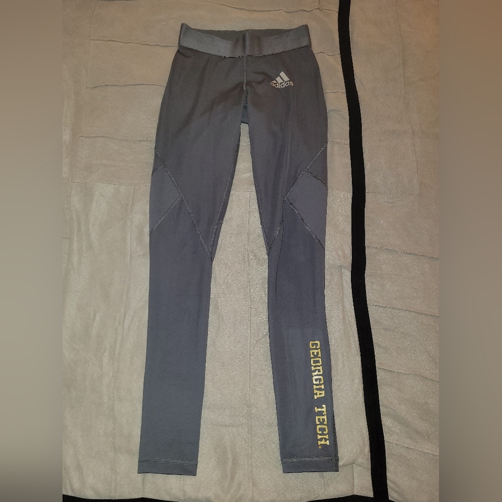 Adidas Alphaskin Workout Pants Georgia Tech